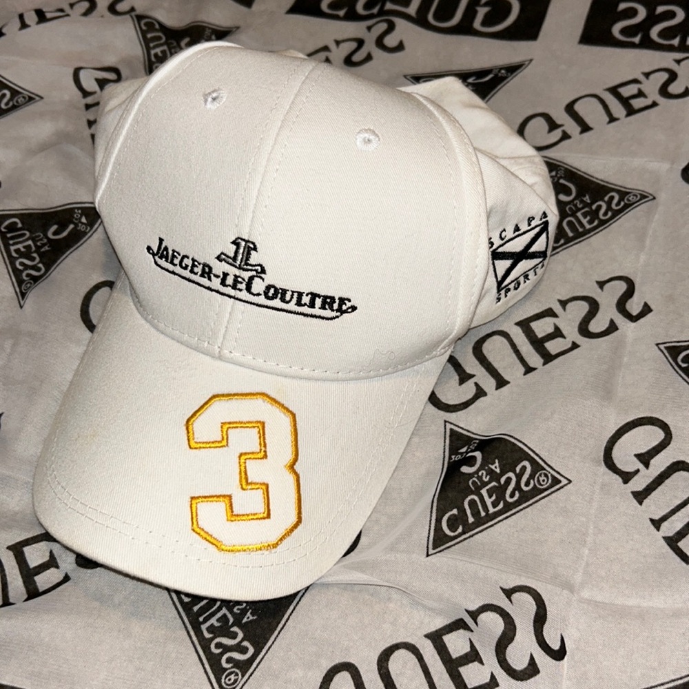 White Polo hat designer